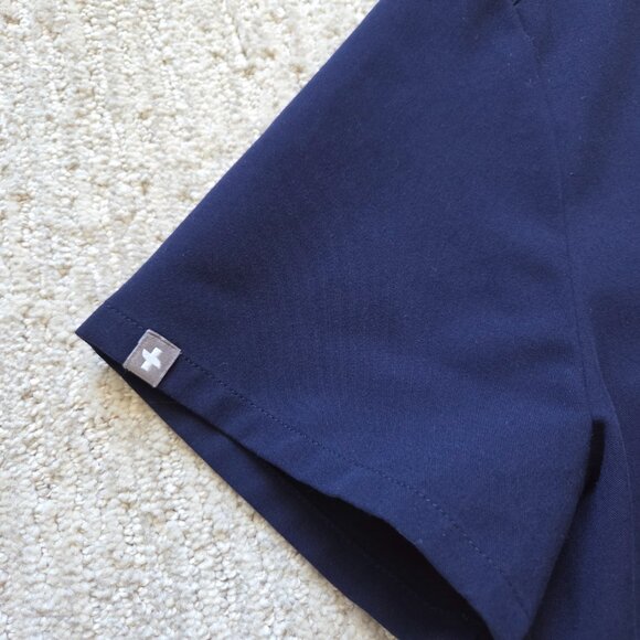 FIGS Scrub Set Women Navy Blue Catarina Top Small Zamora Jogger Pants Petite XS - Picture 5 of 16